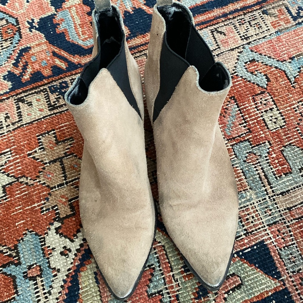 Marc fisher suede bootie